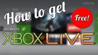Unlimited Xbox Live For Free! - How To Get Free Xbox Live Gold Membership [July/August 2013]