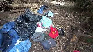 San Francisco - Car thieves dump stolen items in Goldengate Park