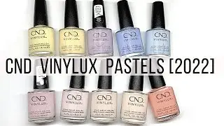CND VINYLUX PASTELS [LIVE SWATCH ON REAL NAILS] 🐣