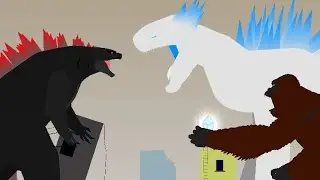 godzilla vs scar king & shimu in (stick nodes pro)