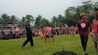 Janturan babak akhir Festival ebeg Desa Pengadegan