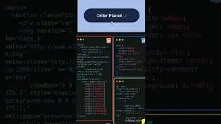 Order Placed using html css and javascript 