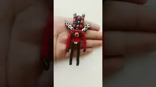 Титан спикермен из пластилина.