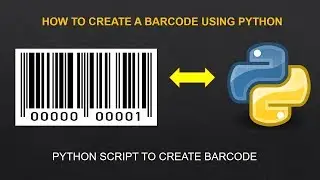| How to create Barcode using python | | python tutorials | | Python Miniconcepts |