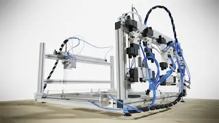 Pneumatic sistem animation from University of Maribor laboratory