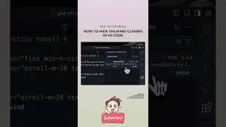 ⚡️How to Hide Tailwind Classes in VS Code ⚡️