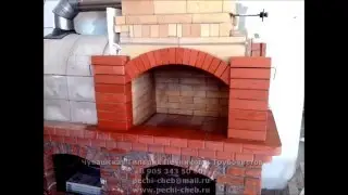 Модернизированная хлебная печь Piazzetta с мангалом в кухне