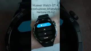 Huawei Watch GT 4 приём WhatsApp сообщения 