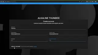 Timelapse: Implementing the Registration page on my site