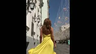 Rochie de dama eleganta lunga din satin cu volane Nissa