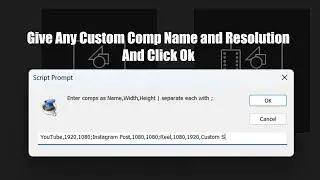 Multiple Compositions at One Click in After Effects Using a Script