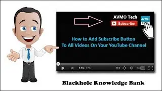 How to add subscribe button to all videos on your youtube channel