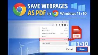 How to Save Webpages as PDFs in Chrome on Windows 11 or 10?