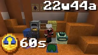 Minecraft 22w44a in 60 seconds...