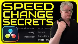 Change Clip Speed, Optical Flow and Speed Warp in DaVinci Resolve