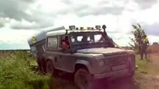 landrover ne4x4 caravan trial