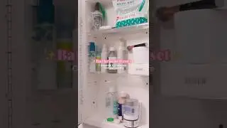 ASMR Skincare Organization (bathroom deep clean) 🎀🫧 #cleaningmotivation