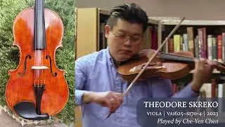 Theodore Skreko viola 2023 / Che-Yen Chen / at the Metzler Violin Shop