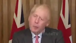 Boris Johnson sings Dame Da Ne at a press conference