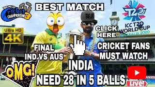 India VS Australia Highlights 2020 India need 3 in 3 Balls WCC3