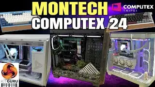 Computex 2024: MONTECH Cases, Coolers, PSUs and keyboards!