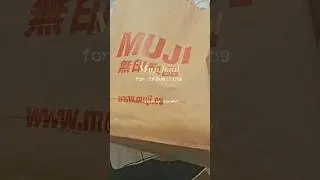 My Muji finds for travels 🌱 #muji #haul #unboxing #mujihaul #travelessentials #packing