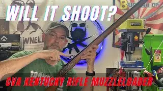 Will it Shoot? Old CVA Kentucky Rifle Muzzleloader #muzzleloader #blackpowder #kentuckyrifle #cva