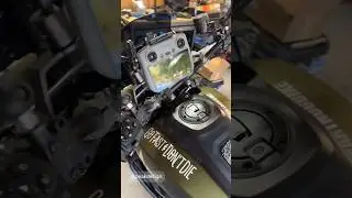 Motorcycle droning! Using @peakdesignvideo to attach my drone remote