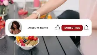 Custom Animated Youtube Subscribe Button Overlay Animation for Youtube Channel