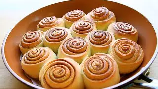 [No Mixer] I used a special method to make super soft and fluffy cinnamon rolls! Easy and delicious!