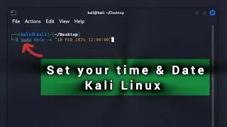How to change the system time in Kali Linux