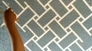 5 ways of decorative plaster from ordinary putty