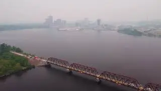 The Wildfire Smoke from Quebec wafting over Ottawa