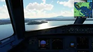 Microsoft Flight Simulator 2020 - A320Neo landing challenge keyboard.