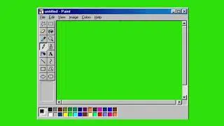 aesthetic borders green screen