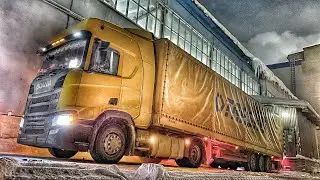 Погрузка в Соликамске в -26 | не первый рейс в 2022 году 😁