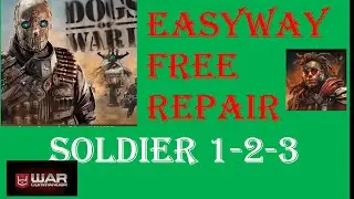 War Commander- DOGS OF WAR II / SOLDIER 1-2-3 / FREE REPAIR
