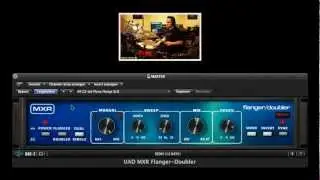MXR Flanger/Doubler Plug-In on Drums & Guitar