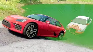 Mobil vs Deep Water #16 - BeamNG Drive