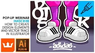 How to Create Design Elements and Vector Trace in Illustrator | Webinar | INKSCRIBE