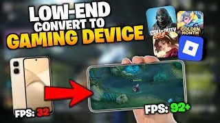 Boost FPS in All Games by Forcing Max CPU Performance (No Root) 🔥