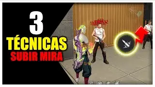 🔼3 TÉCNICAS SECRETAS para LEVANTAR MIRA en Celular PARTE 3 | Cómo SUBIR MIRA en FREE FIRE