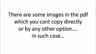 How to copy pdf images