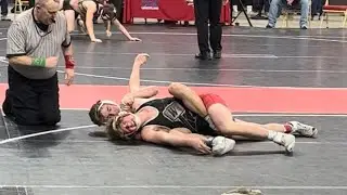 Kaleb vs. William Keenlance at Wisconsin Youth State Wrestling Championship Tournament 8th grade 160