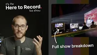 🔴 Live - All the gear that goes into a 5 camera and 2 ATEM conference // H2R Live