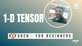 Pytorch 1-dimensional tensor