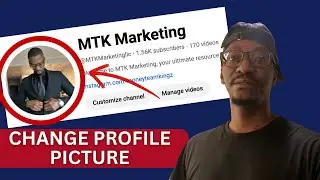 How to change YouTube Profile Picture 2024 - Fast & Easy Less Than 2 Minutes