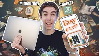 Erfolgreich mit KI Kunst! Passives Einkommen mit Etsy und wenig Startkapital - 30 Tage Challenge