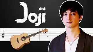 Joji - Glimpse of Us Guitar Tutorial, Guitar Tabs, Guitar Lessons (Fingerstyle)