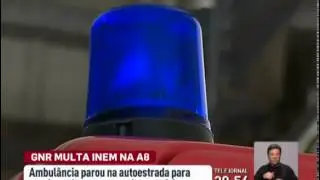 GNR multou ambulância do INEM que reanimava doente